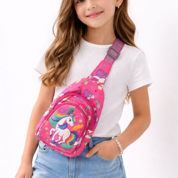 Chest Strap Cross Bags for Kids In Multicolor & Multidesign