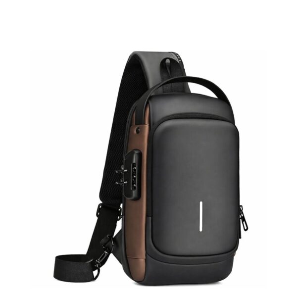 small Size Waterproof Polyester Crossbody Sling Bag, Anti Theft Chest Backpack for Men & Women, College Bag, Shoulder Travel Bagpack for Outdoor Work, Hiking